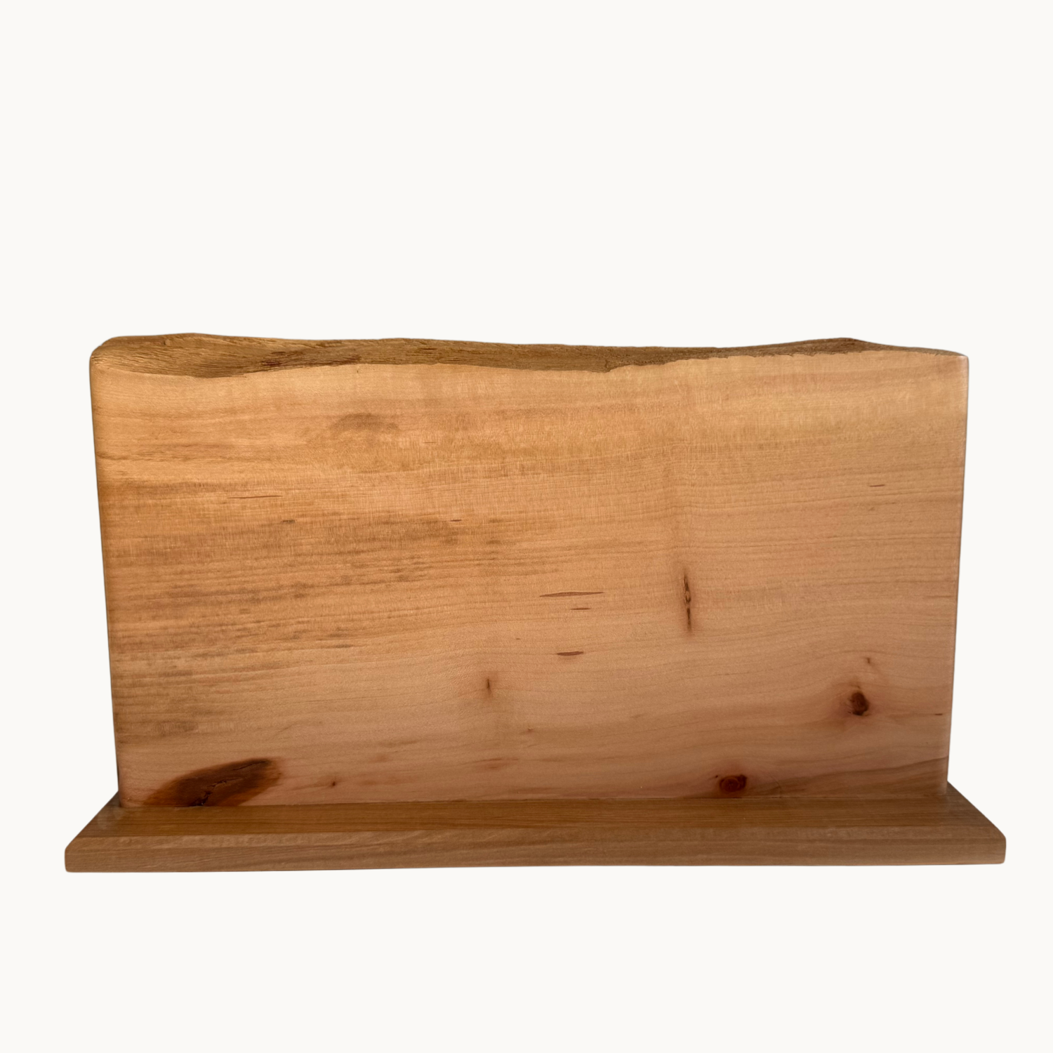 Pearwood Live Edge Knife Holder