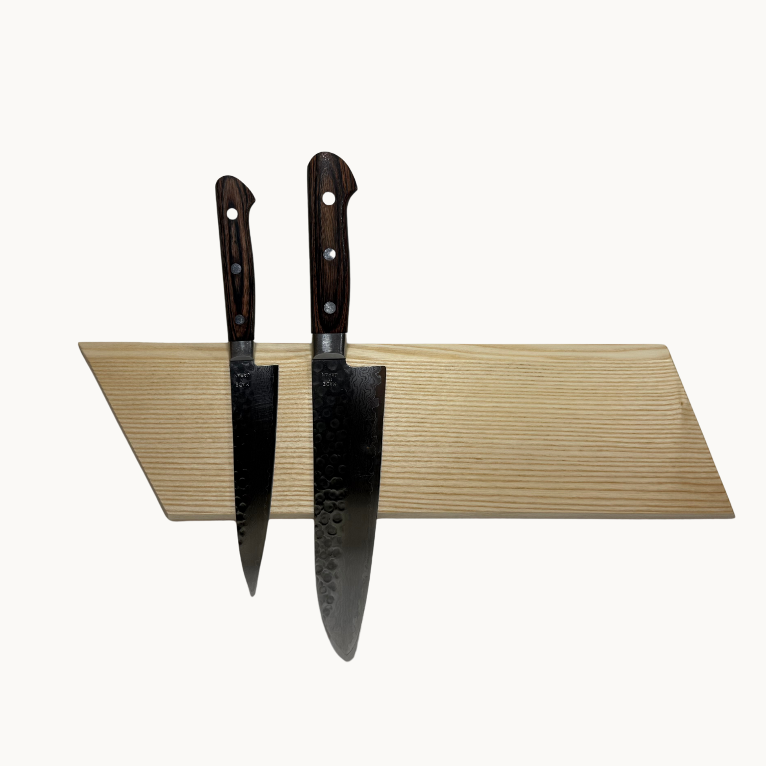 Sculpted Asymmetric Ash Knife Holder