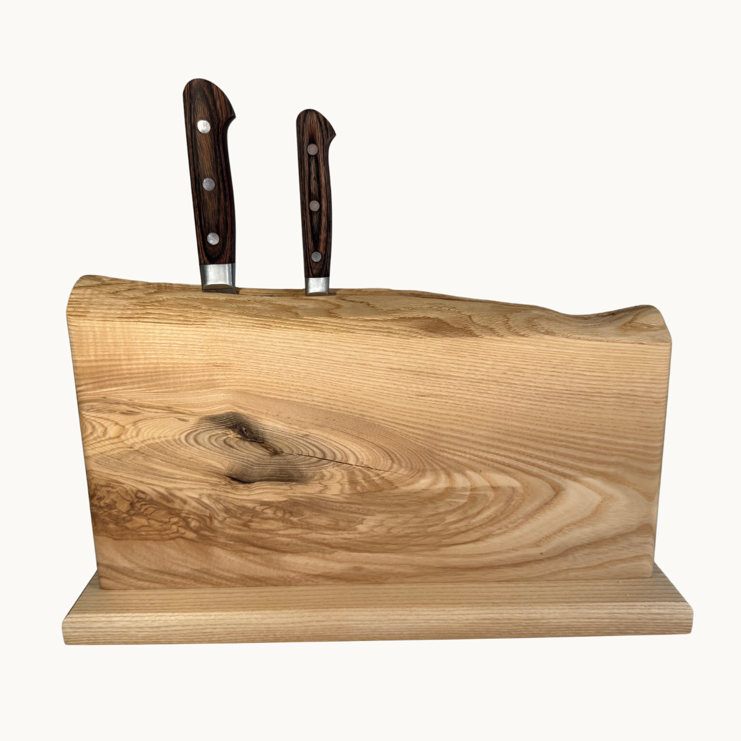 Ash Live Edge Knife Holder