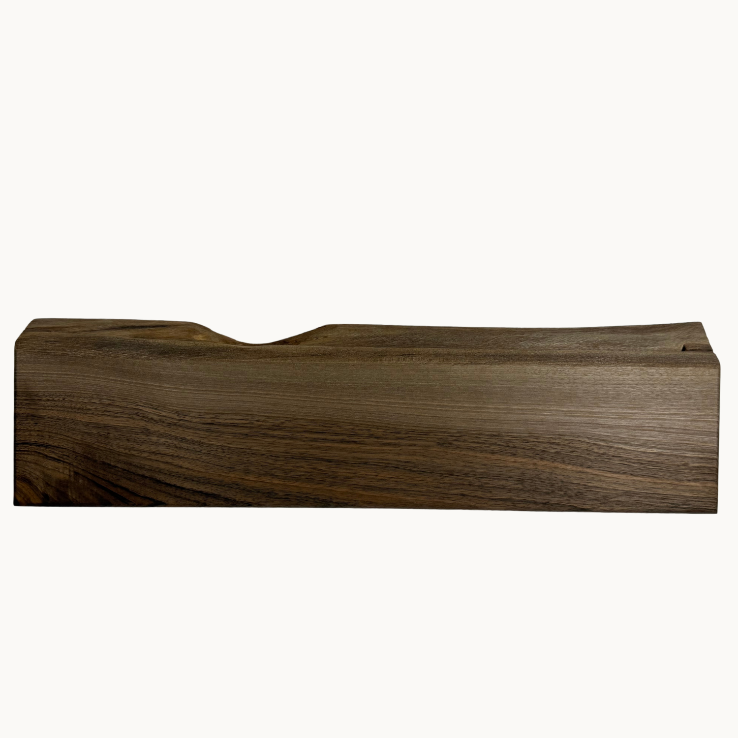 Walnut Flat Wall Knife Holder