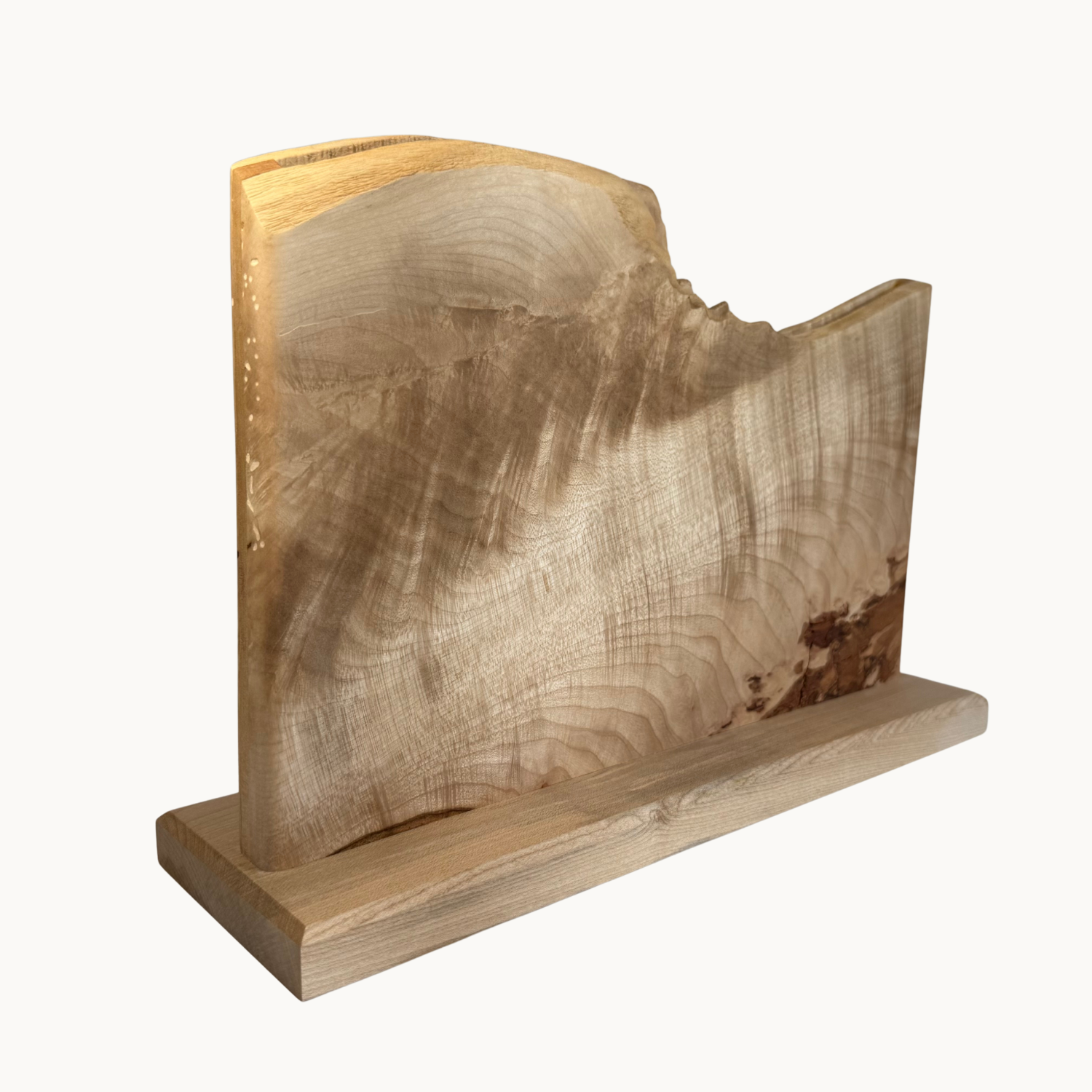 Maple Live Edge Knife Holder - Unique