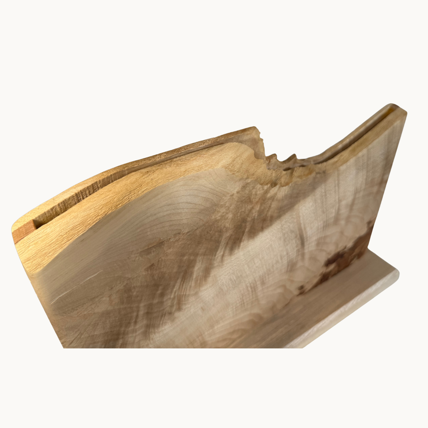 Maple Live Edge Knife Holder - Unique