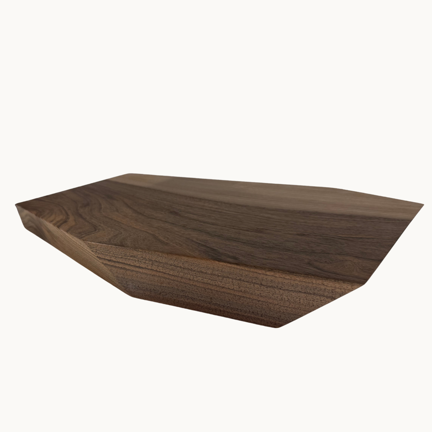 Luxury Sculpted Walnut Serving Board