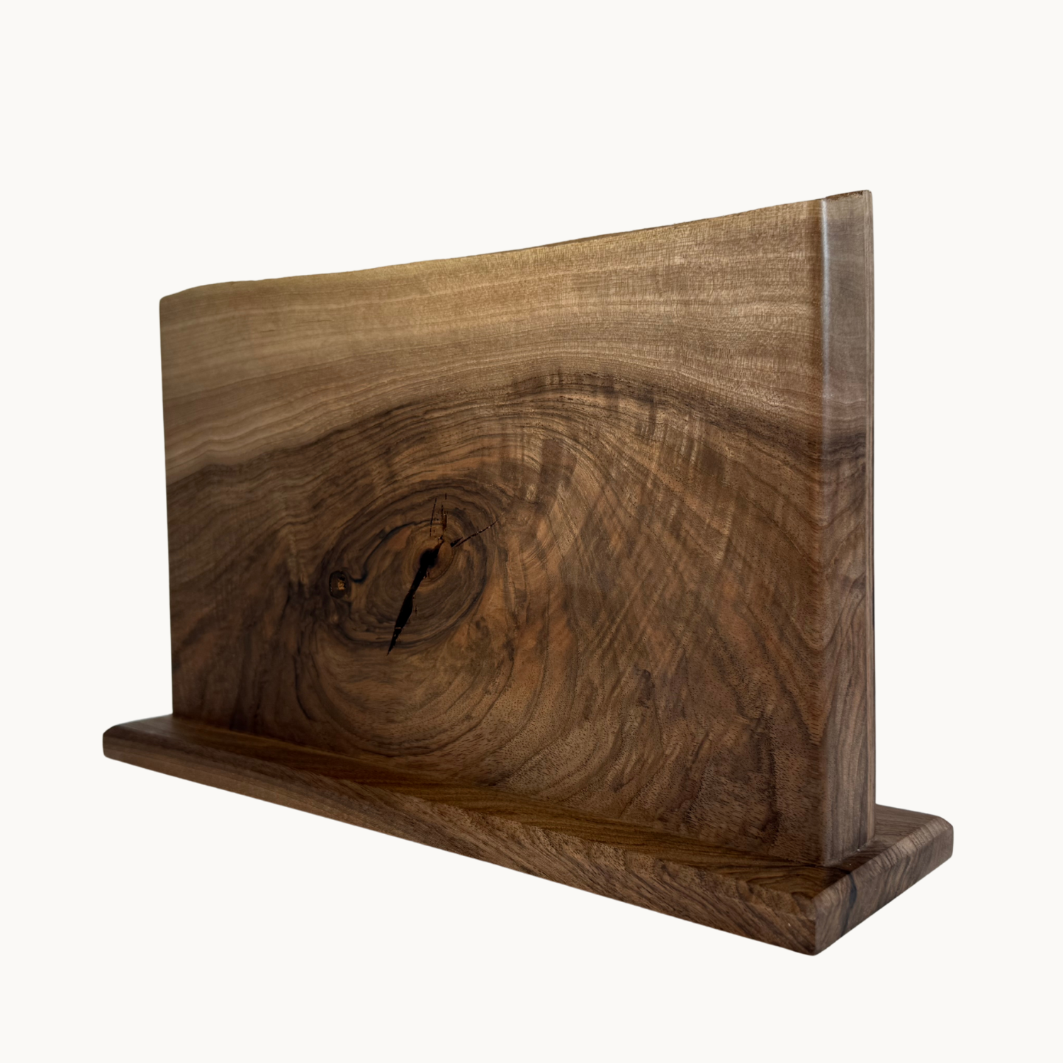 Walnut Live Edge Knife Holder