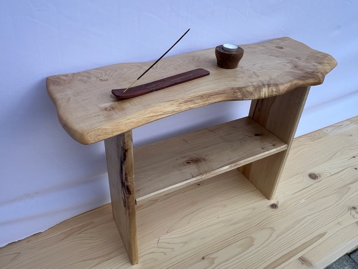 Live Edge Maple Rack
