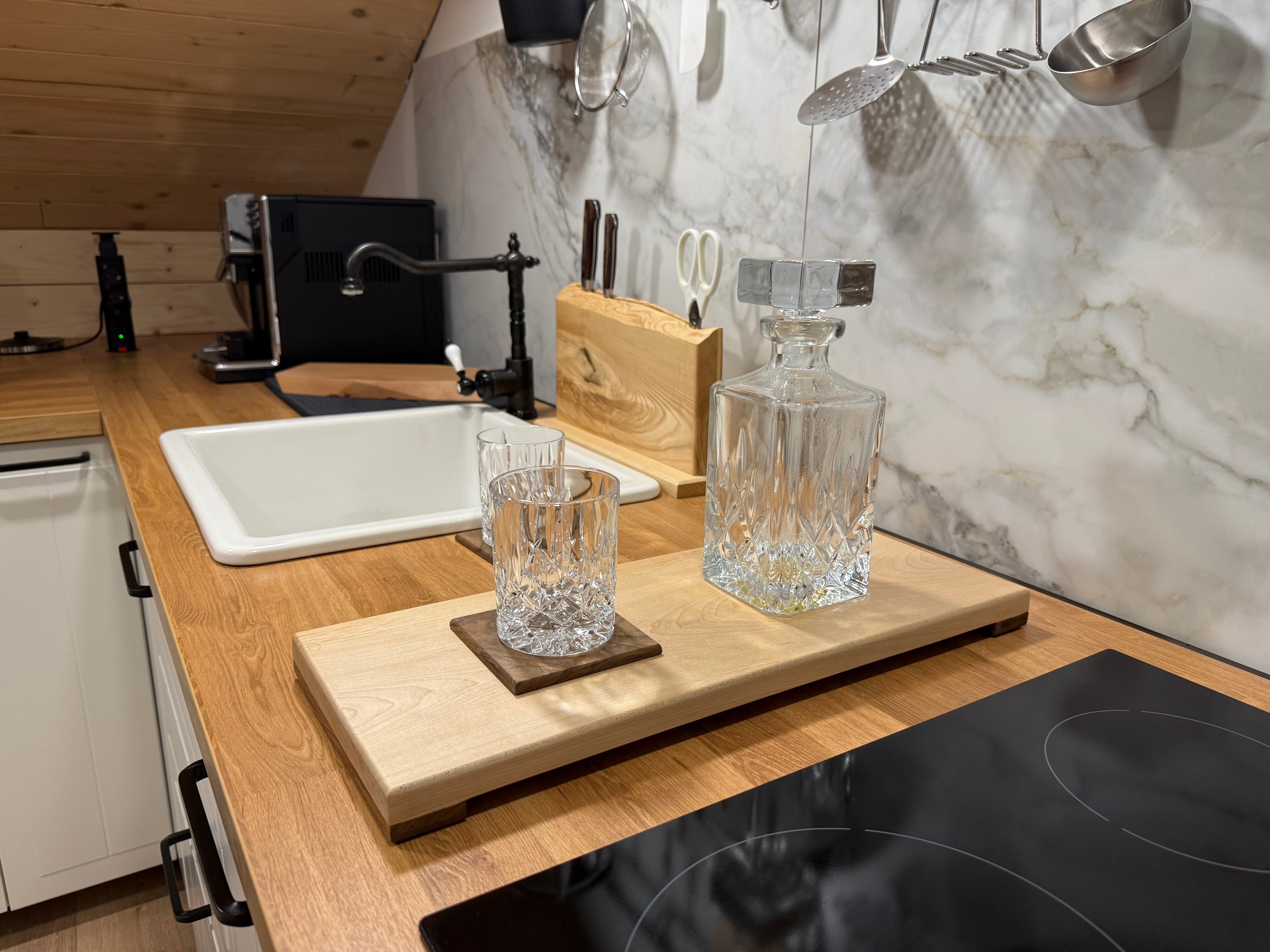 Modern Maple Serving Board