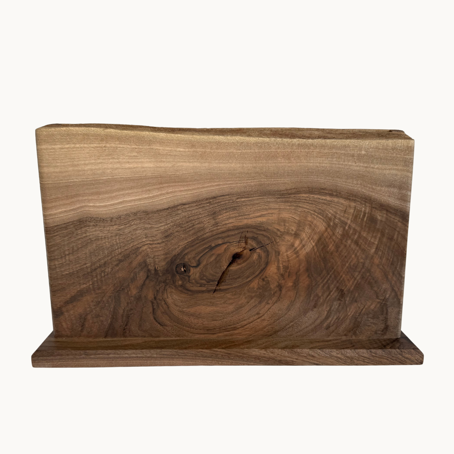 Walnut Live Edge Knife Holder