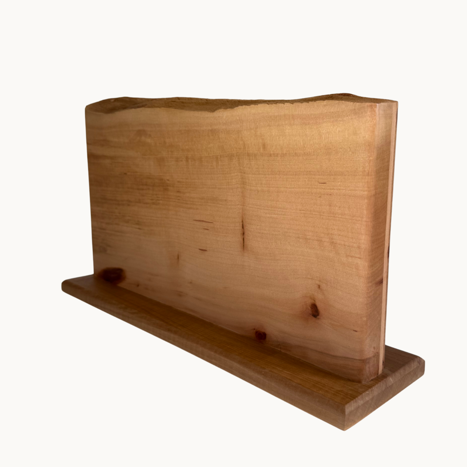 Pearwood Live Edge Knife Holder