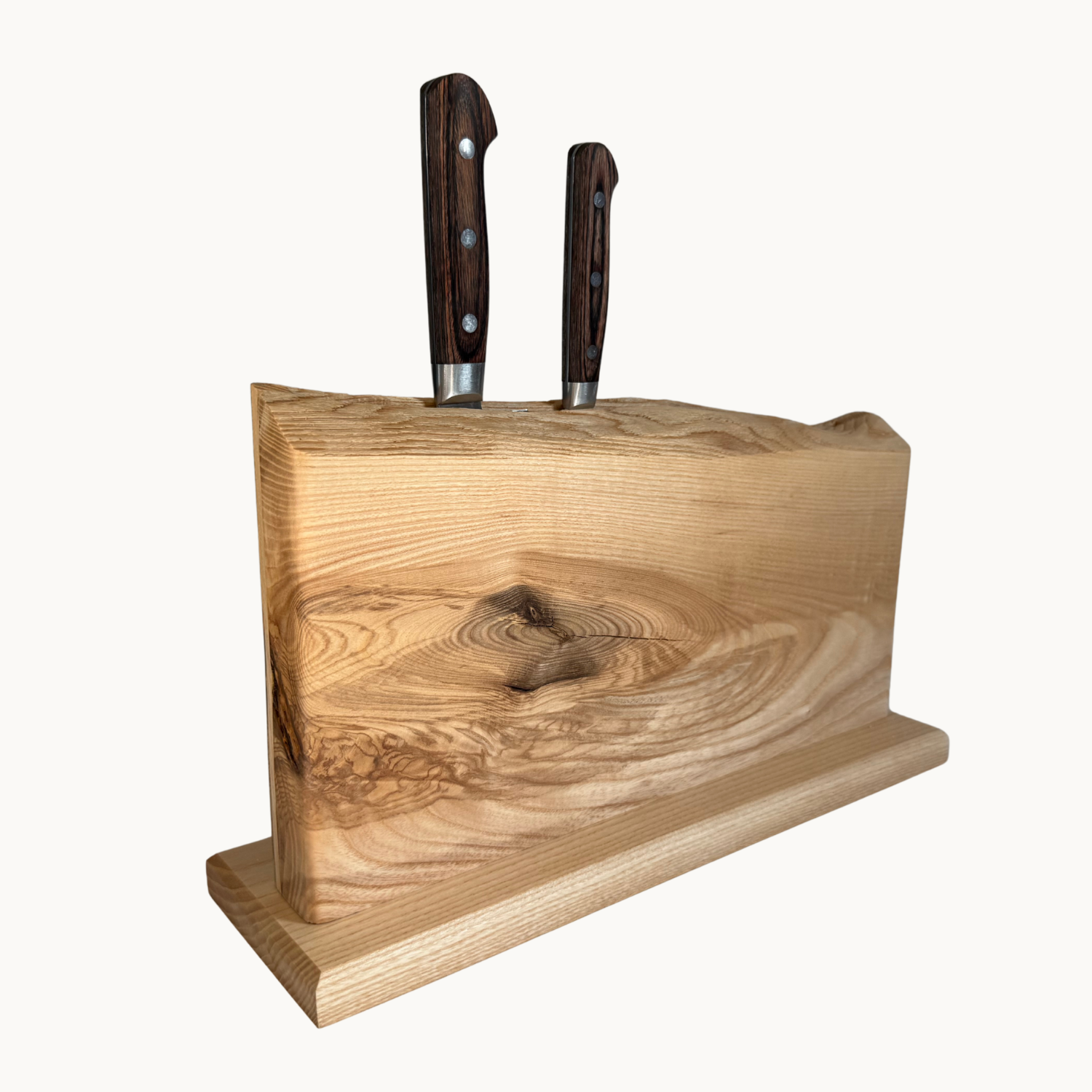 Ash Live Edge Knife Holder