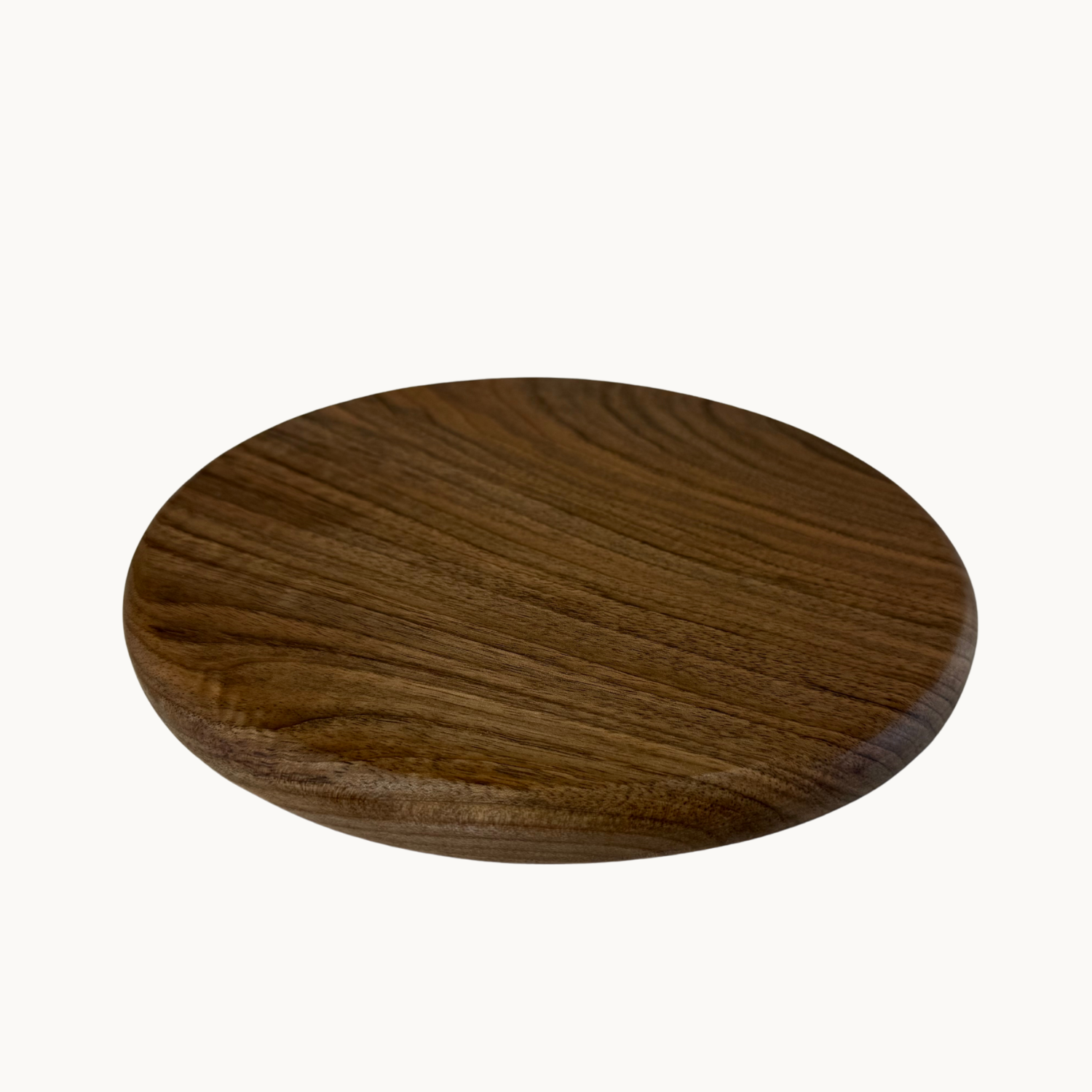 Round Walnut Display Base - Set of two