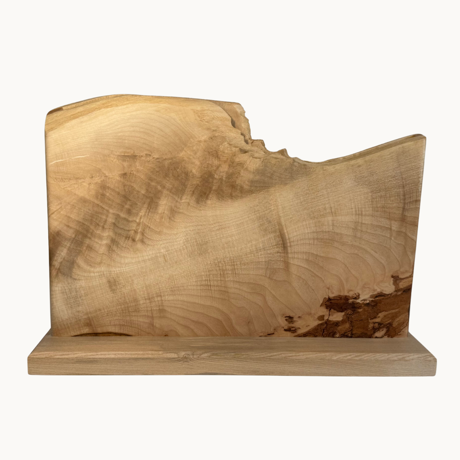 Maple Live Edge Knife Holder - Unique
