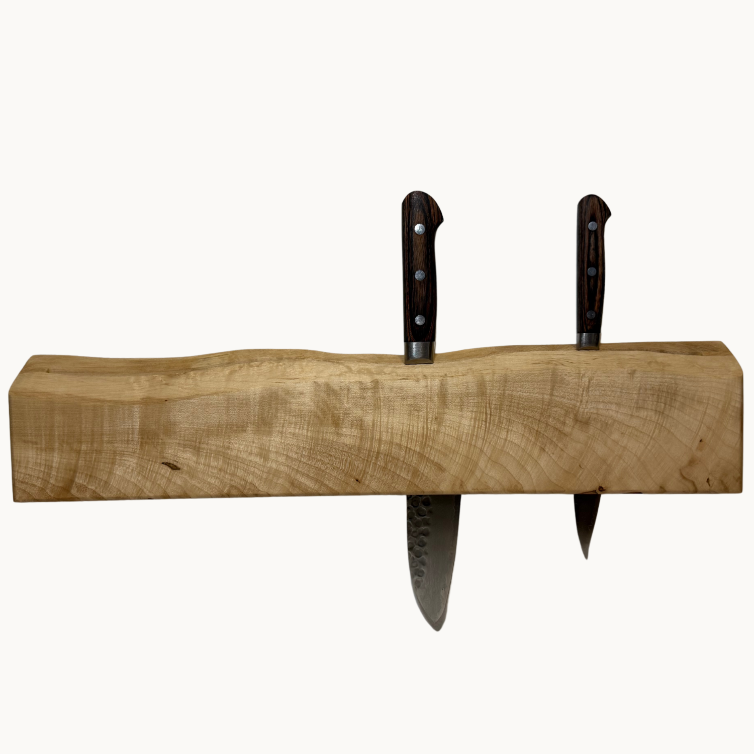 Maple Flat Wall Knife Holder