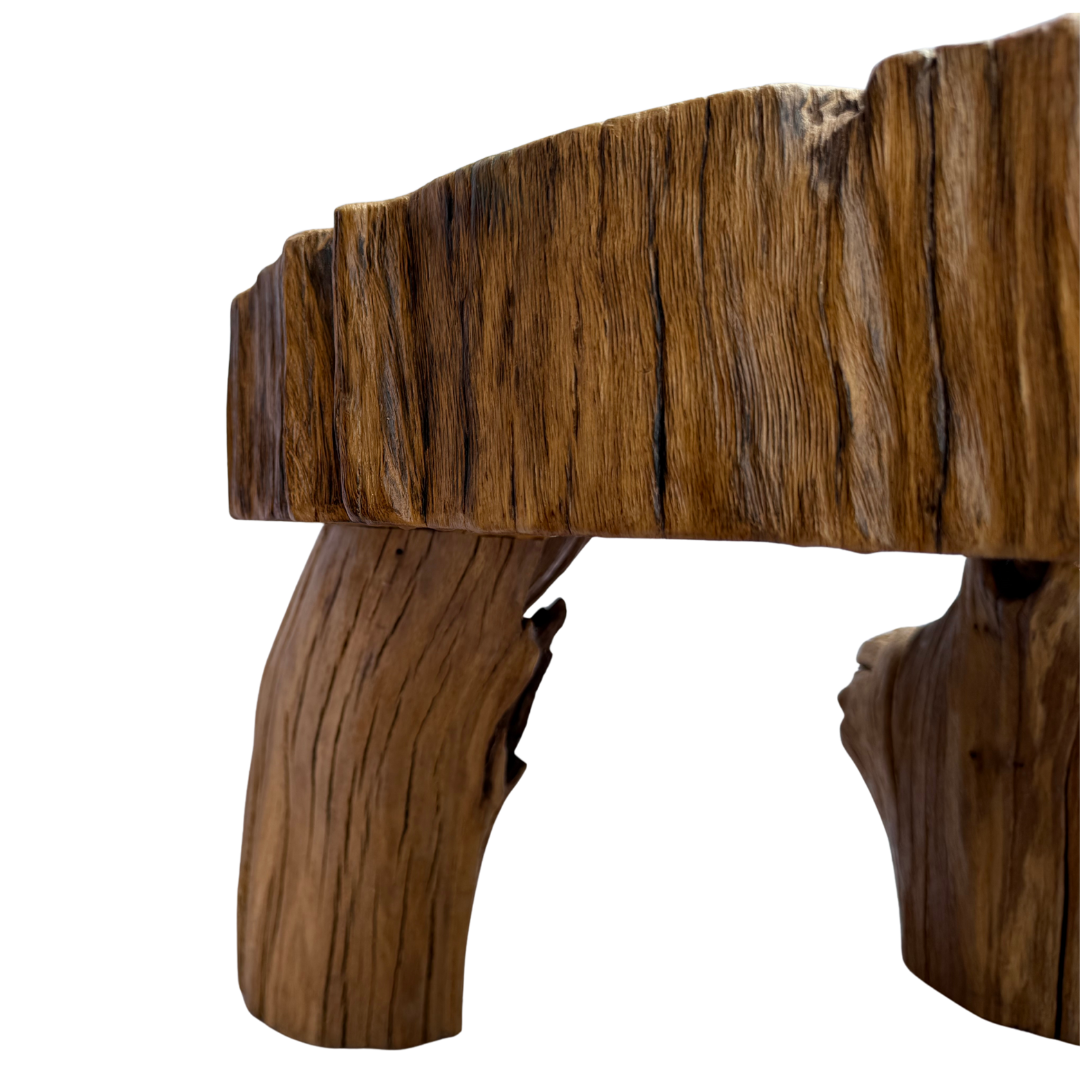 Rustic Log Coffe table