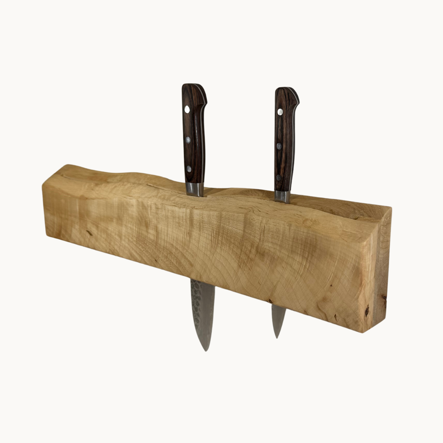Maple Flat Wall Knife Holder