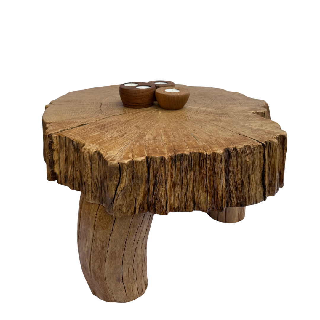 Rustic Log Coffe table