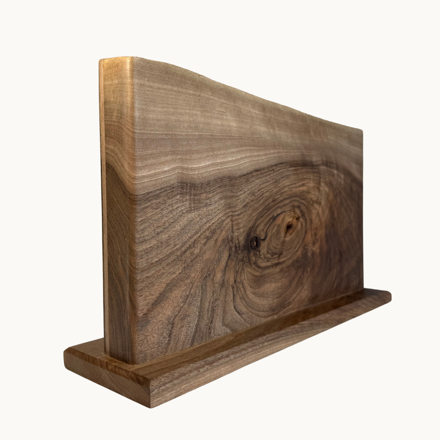 Walnut Live Edge Knife Holder