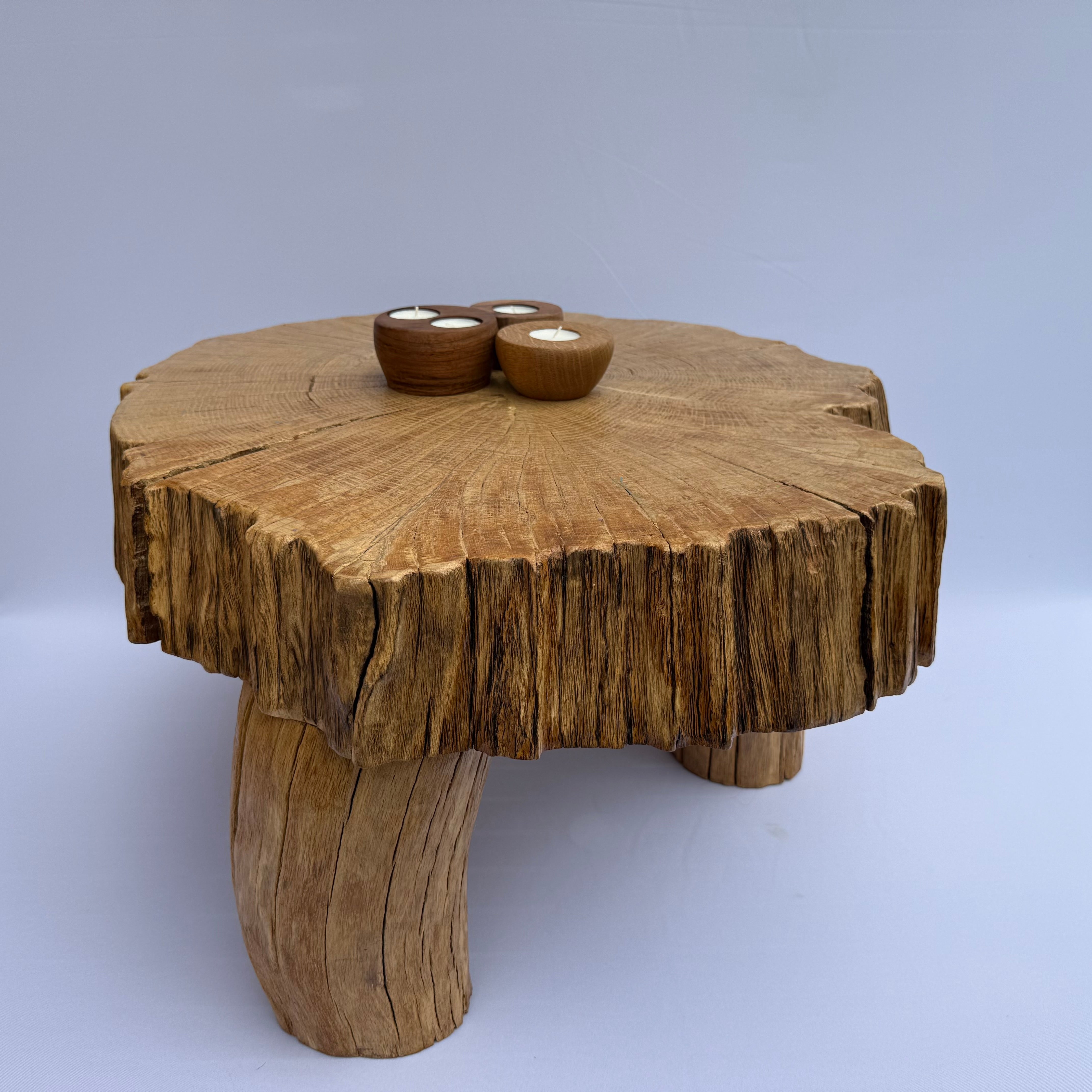 Rustic Log Coffe table