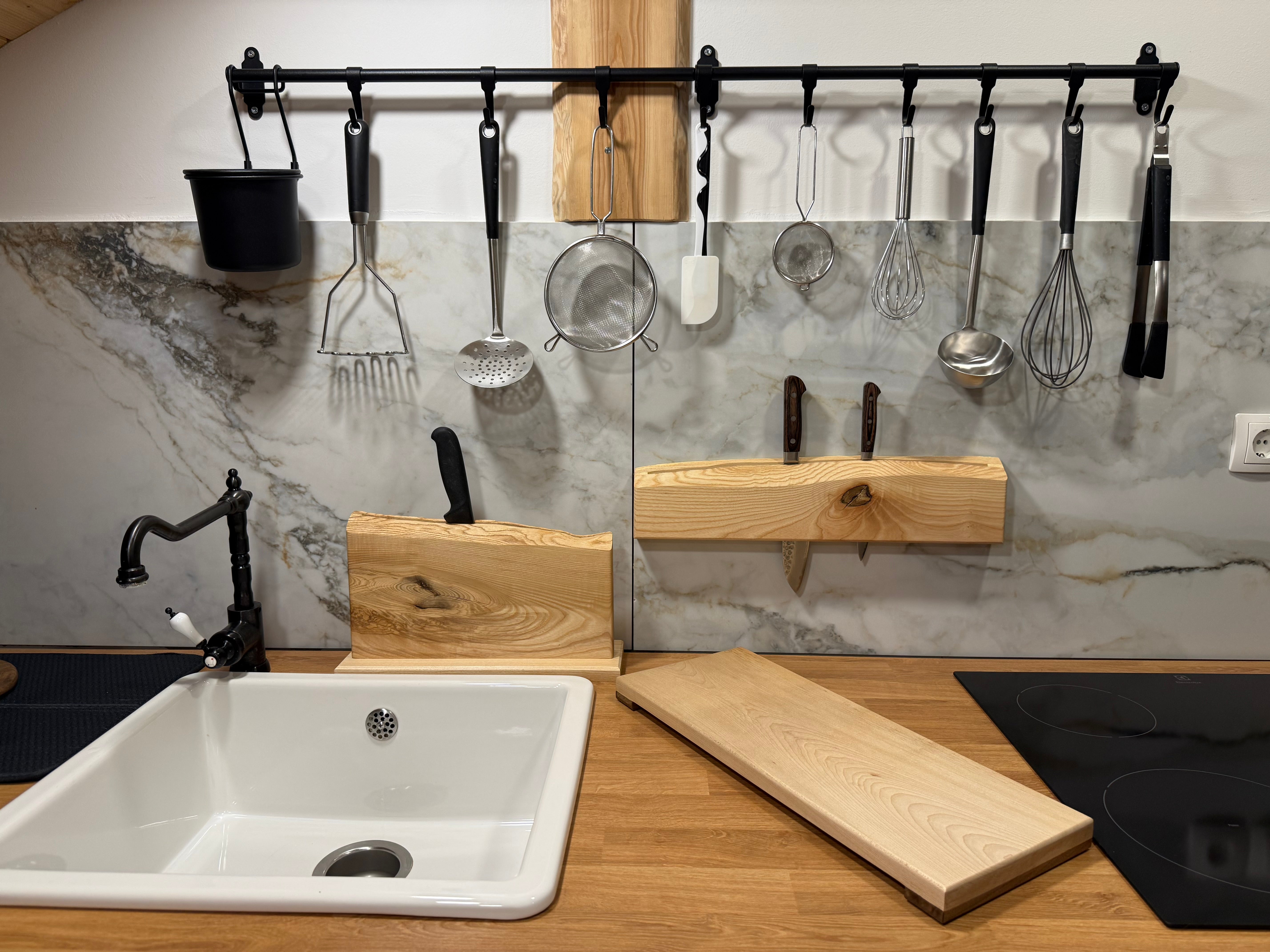 Ash Flat Wall Knife Holder